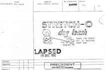 DOG LEASH;STRETCH-O;TAKES THE SHOCK OUT OF WALKING YOUR DOG