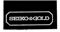 SEIKO GOLD
