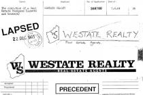 WS;WESTATE REALTY
