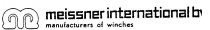 MEISSNER INTERNATIONAL BV;M;MANUFACTURERS OF WINCHES