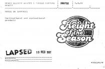 HEIGHT OF THE SEASON