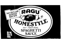 RAGU;HOMESTYLE;100% NATURAL SPAGHETTI SAUCE;NO ADDED SUGAR RECIPE