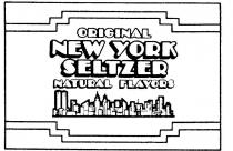 ORIGINAL NEW YORK SELTZER;NATURAL FLAVORS