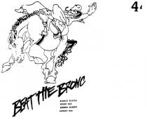 BEAT THE BRONC;BRONCO BUSTER;RODEO BAR;BRONCO BURGER;BRONCO BAR
