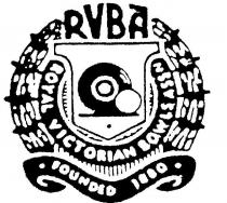 RVBA;ROYAL VICTORIAN BOWLS ASSN.;FOUNDED 1880