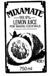 MIXAMATE 99.9% LEMON JUICE FOR MIXING COCKTAILS