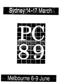 PC 89;SYDNEY 14-17 MARCH;MELBOURNE 6-9 JUNE