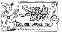 SAUSSIE DOG;GOURMET SAUSAGE TO GO...IN A POUCH!;