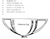MELBOURNE CUP;FOSTER'S MELBOURNE CUP;VICTORIA'S MELBOURNE CUP;HOOK'S MELBOURNE CUP;DOWN UNDER'S MELBOURNE CUP