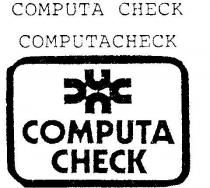 COMPUTA CHECK;COMPUTACHECK;CCCC OR UUUU