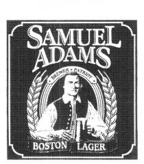 SAMUEL ADAMS BOSTON LAGER BREWER PATRIOT