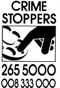CRIME STOPPERS;265 5000;008 333 000