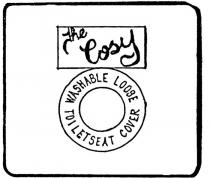 THE COSY;WASHABLE LOOSE TOILETSEAT COVER