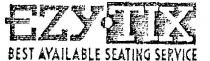 EZY-TIX;BEST AVAILABLE SEATING SERVICE
