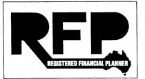 RFP;REGISTERED FINANCIAL PLANNER