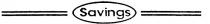 SAVINGS