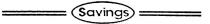 SAVINGS