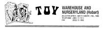 TOY WAREHOUSE AND NURSERYLAND (HOBART)