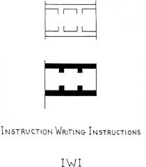 INSTRUCTION WRITING INSTRUCTIONS;IWI