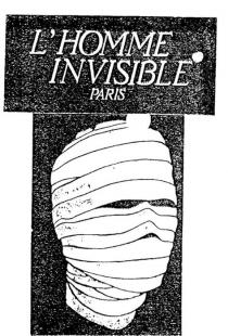L'HOMME INVISIBLE PARIS