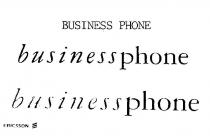 BUSINESS PHONE;BUSINESSPHONE;ERICSSON