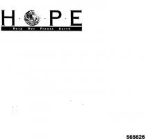 HOPE HELP OUR PLANET EARTH H O P E