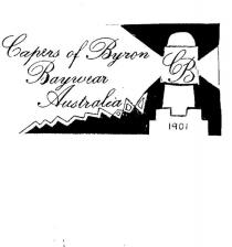 CAPERS OF BYRON BAYWEAR AUSTRALIA CB 1901