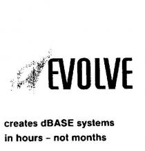 DEVOLVE CREATES DBASE SYSTEMS IN HOURS - NOT MONTHS