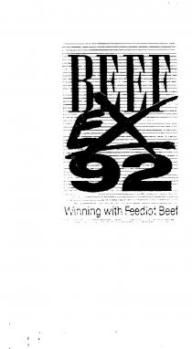 BEEF EX 92 WINNING WITH FEEDLOT BEEF