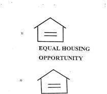 EQUAL HOUSING OPPORTUNITY