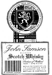 JOHN SAMSON BLENDED SCOTCH WHISKY