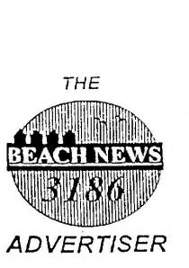 THE BEACH NEWS 3186 ADVERTISER