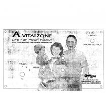 A-VITALZO3NE LIFE FOR YOUR FAMILY LOW CONCENTRATION OZONE GENERATOR;O3ZYGEN CORP