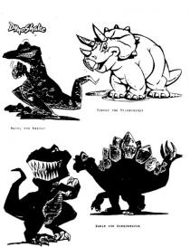 DYNOSHAKE - ROCKY THE RAPTOR, TREVOR THE TRICERATOPS, SUSIE THE;STEGOSAURUS, TEX THE T-REX