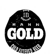 HAHN GOLD HB HAHN BREWING COLD FILTERED BEER