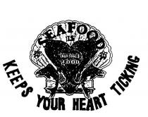 SEAFOOD IS HEART FOOD KEEPS YOUR HEART TICKING