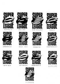 S SUPER LEAGUE PENRITH CANTERBURY NTH QLD;BRISBANE AUCKLAND CANBERRA NEWCASTLE;WEST. AUS CRONULLA AUSTRALIA FRANCE;ENGLAND NEW ZEALAND