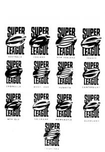 S SUPER LEAGUE PENRITH CANTERBURY NTH QLD;BRISBANE AUCKLAND CANBERRA NEWCASTLE;WEST. AUS CRONULLA AUSTRALIA FRANCE;ENGLAND NEW ZEALAND