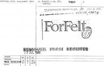 FORFELT;FF