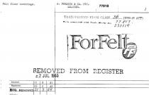 FORFELT;FF