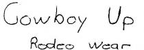 Cowboy Up rodeo wear