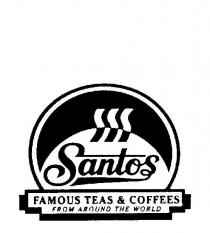 SANTOS SSS FAMOUS TEAS & COFFEES FROM AROUND THE WORLD