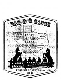 BAR-B-Q SAUCE TASTE OF TEXAS!! AMARALLO EL PASO DALLAS FORT WORTH;AUSTIN GALVESTON LAREDO HOUSTON