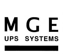 M G E UPS SYSTEMS