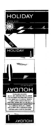 HOLIDAY ULTRA MILD 4 20'S