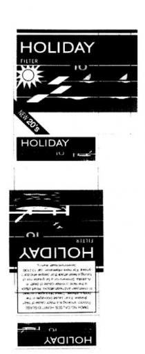 HOLIDAY FILTER 16 20'S