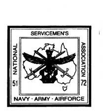 NATIONAL SERVICEMEN'S ASSOCIATION 51 72 NAVY ARMY AIRFORCE