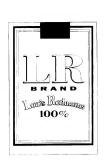 LR BRAND LOUIS ROTHMANS 100%