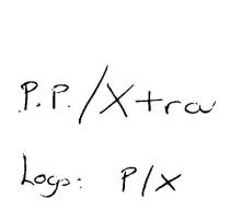 P.P./XTRA LOGO: P/X