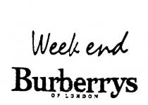 WEEKEND BURBERRYS OF LONDON